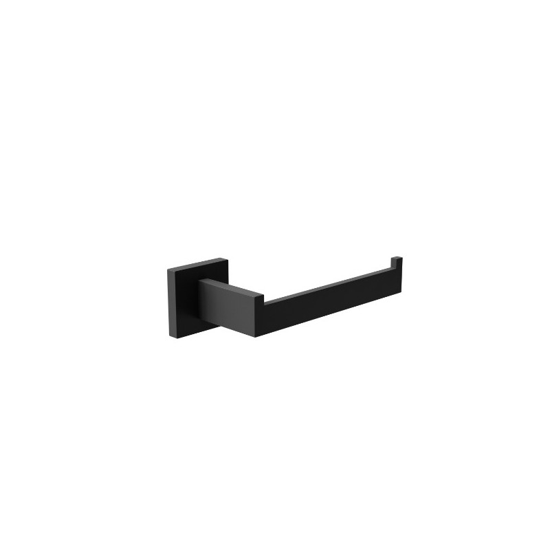 AMIG 25264  
 Portarrollos wc ISLA-3  
 165x75x55 mm  
 Acero inoxidable 18/8  
 Negro mate