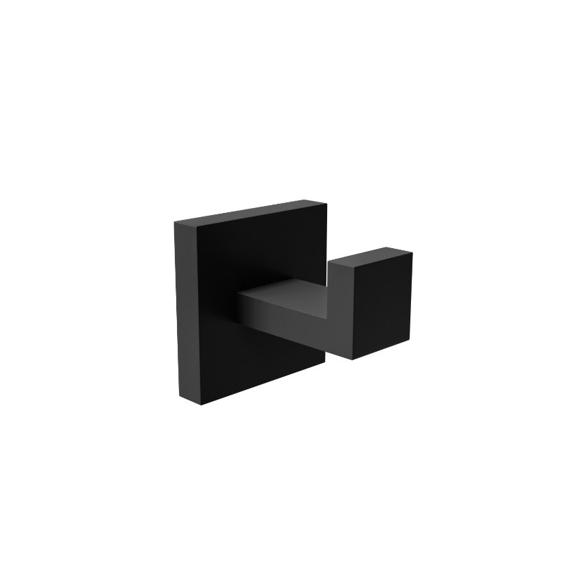 AMIG 25266  
 Colgador baño ISLA-4  
 55x55x55 mm  
 Acero inoxidable 18/8  
 Negro mate