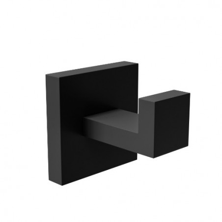 AMIG 25266  
 Colgador baño ISLA-4  
 55x55x55 mm  
 Acero inoxidable 18/8  
 Negro mate
