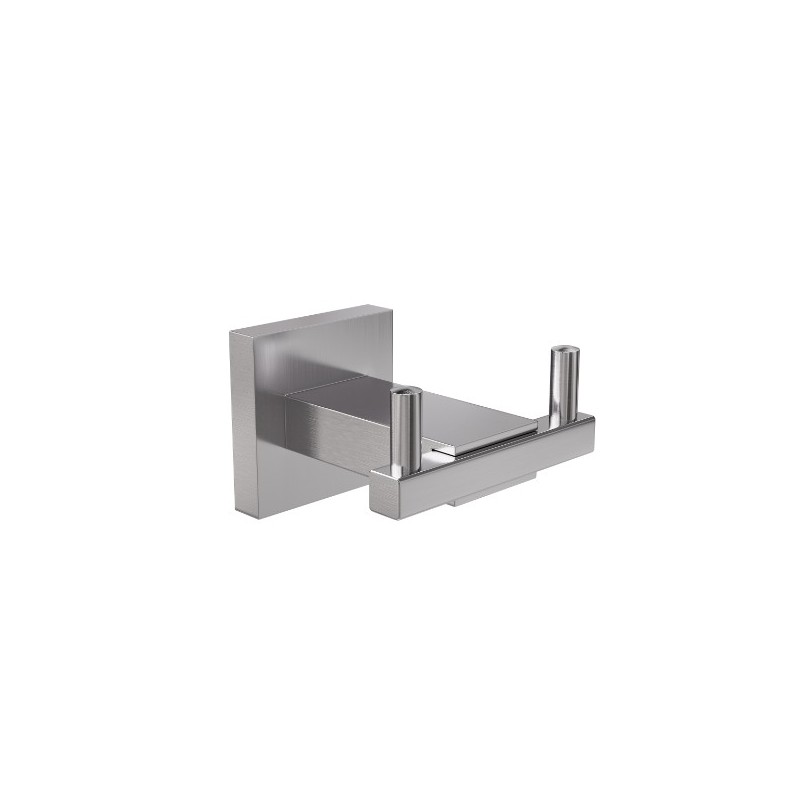 AMIG 25267  
 Colgador baño ISLA-5  
 73x73x50 mm  
 Acero inoxidable 18/8  
 Mate