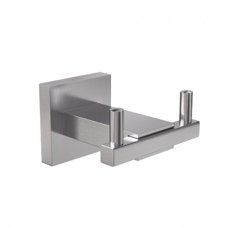 AMIG 25267  
 Colgador baño ISLA-5  
 73x73x50 mm  
 Acero inoxidable 18/8  
 Mate