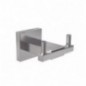 AMIG 25267  
 Colgador baño ISLA-5  
 73x73x50 mm  
 Acero inoxidable 18/8  
 Mate