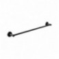 AMIG 25271  
 Toallero GORLIZ-2  
 655 x 46 x 62 mm  
 Acero inoxidable / Zamak  
 Negro mate