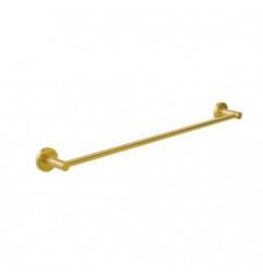 AMIG 25272  
 Toallero GORLIZ-2  
 655 x 46 x 62 mm  
 Acero inoxidable / Zamak  
 Oro mate