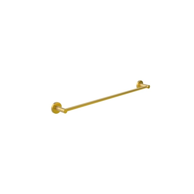 AMIG 25272  
 Toallero GORLIZ-2  
 655 x 46 x 62 mm  
 Acero inoxidable / Zamak  
 Oro mate
