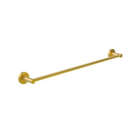 AMIG 25272  
 Toallero GORLIZ-2  
 655 x 46 x 62 mm  
 Acero inoxidable / Zamak  
 Oro mate