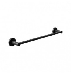 AMIG 25274  
 Toallero GORLIZ-2  
 503x43x62 mm  
 Acero inoxidable / Zamak  
 Negro mate