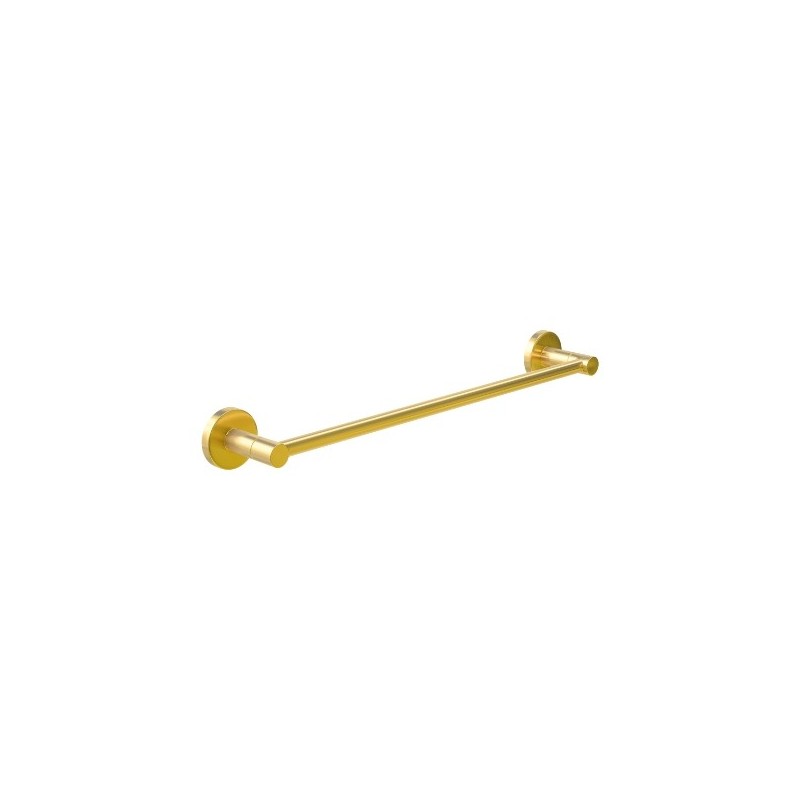 AMIG 25275  
 Toallero GORLIZ-2  
 503x43x62 mm  
 Acero inoxidable / Zamak  
 Oro mate