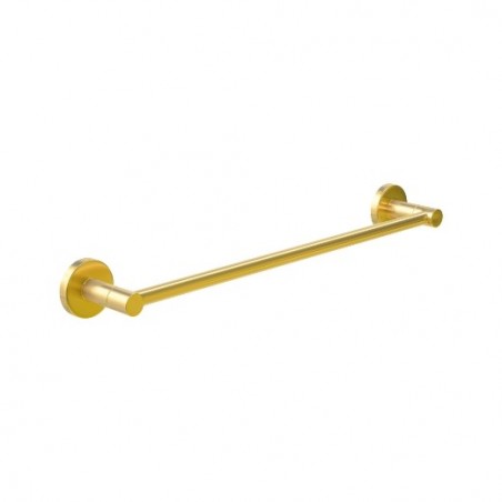 AMIG 25275  
 Toallero GORLIZ-2  
 503x43x62 mm  
 Acero inoxidable / Zamak  
 Oro mate