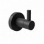 AMIG 25283  
 Colgador baño GORLIZ-5  
 46x55x52 mm  
 Acero inoxidable / Zamak  
 Negro mate