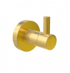 AMIG 25284  
 Colgador baño GORLIZ-5  
 46x55x52 mm  
 Acero inoxidable / Zamak  
 Oro mate