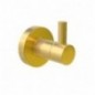 AMIG 25284  
 Colgador baño GORLIZ-5  
 46x55x52 mm  
 Acero inoxidable / Zamak  
 Oro mate