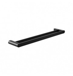 AMIG 25286  
 Toallero doble barra OMA-1  
 640x125x30 mm  
 Zamak  
 Negro mate