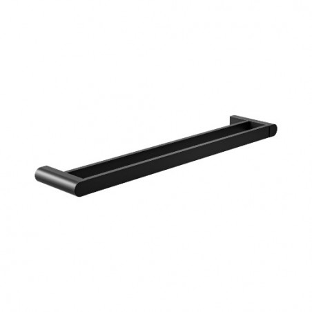 AMIG 25286  
 Toallero doble barra OMA-1  
 640x125x30 mm  
 Zamak  
 Negro mate