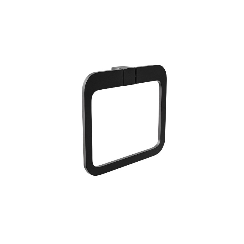 AMIG 25289  
 Toallero OMA-4  
 200x175x30 mm  
 Zamak  
 Negro mate