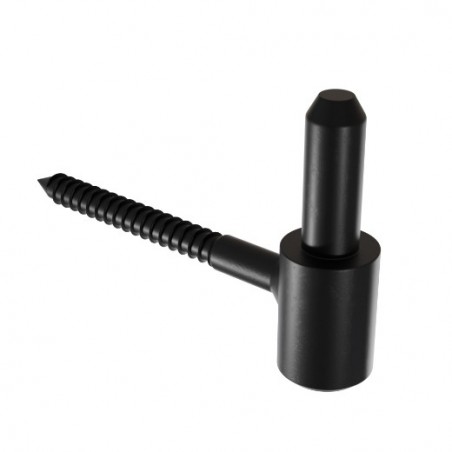AMIG 25299  
 Pernio muro roscado 4700  
 Ø16 x 110 mm  
 Acero  
 Negro