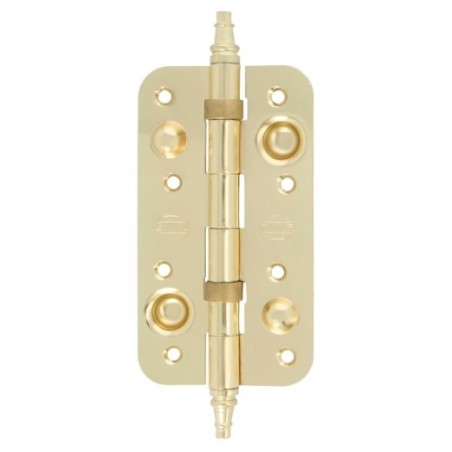 AMIG 2530  
 Bisagra seguridad 568  
 150 x 82 x 3 mm  
 Acero  
 Latonado barnizado