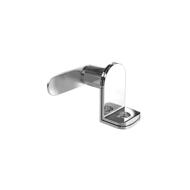 AMIG 25301   Cerradura taquilla candado AM20   60 x 46 x 25 mm   Zamak   Cromado brillo