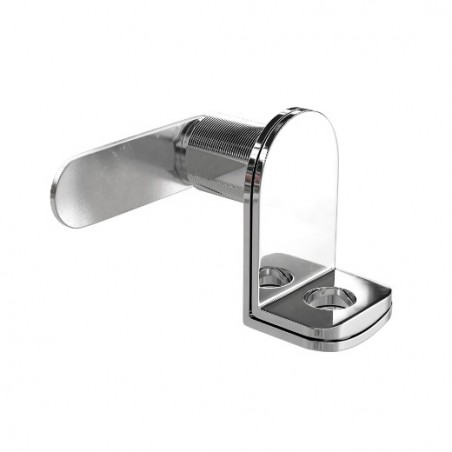 AMIG 25301   Cerradura taquilla candado AM20   60 x 46 x 25 mm   Zamak   Cromado brillo