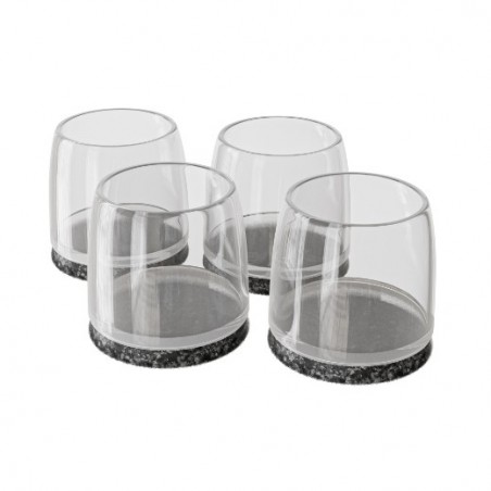 AMIG 25302  
 Contera exterior redonda 663  
 Ø16-19 x 22 mm  
 PVC flexible  
 Transparente