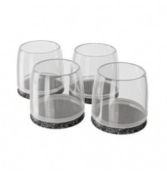 AMIG 25304  
 Contera exterior redonda 663  
 Ø22-25 x 27 mm  
 PVC flexible  
 Transparente