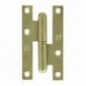 AMIG 2570  
 Pernio 403  
 140 x 61 x 2 mm  
 Acero  
 Latonado barnizado - Derecha