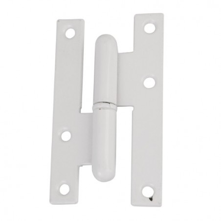 AMIG 2572  
 Pernio 403  
 95 x 52 x 2 mm  
 Acero  
 Blanco - Derecha