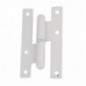 AMIG 2572  
 Pernio 403  
 95 x 52 x 2 mm  
 Acero  
 Blanco - Derecha