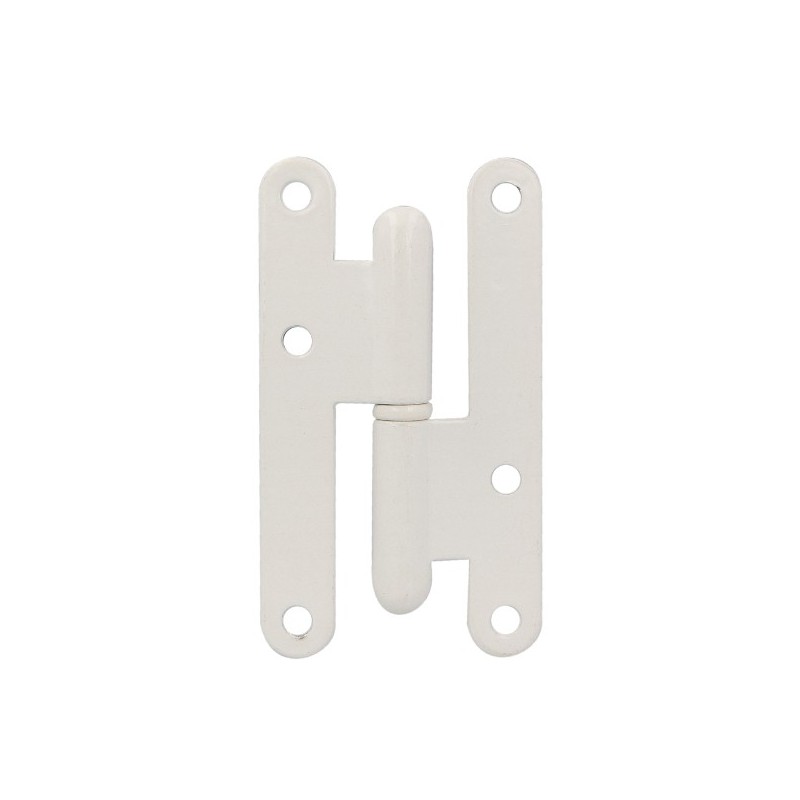 AMIG 2582  
 Pernio 405  
 95 x 52 x 2 mm  
 Acero  
 Blanco - Derecha
