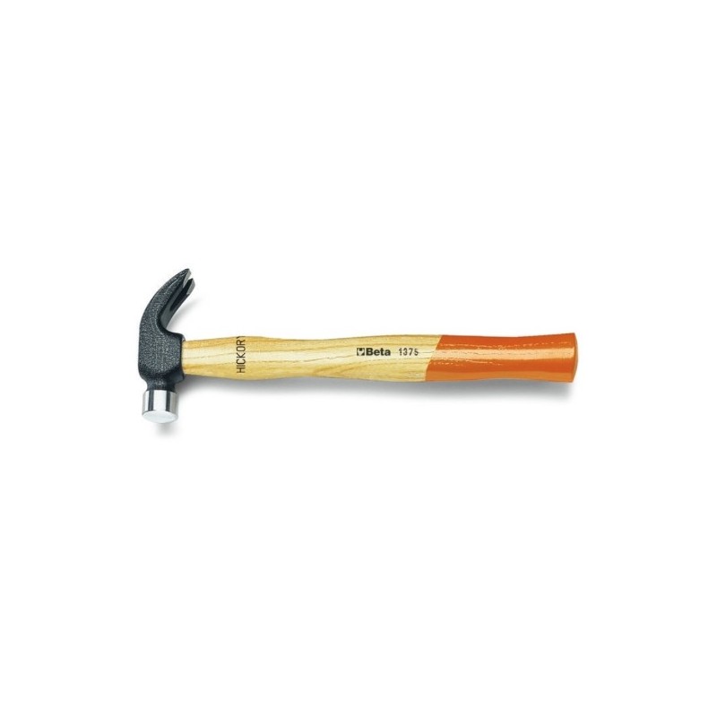 1375 Martillo sacaclavos con mango de madera