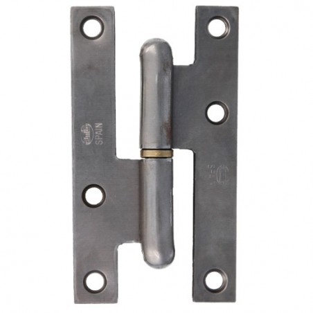 AMIG 2617  
 Pernio 403  
 95 x 52 x 2 mm  
 Acero  
 Pulido - Izquierda