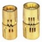 AMIG 2635  
 Bisagra oculta 1020  
 Ø16 x 34 mm  
 Latón  
 Pulido barnizado