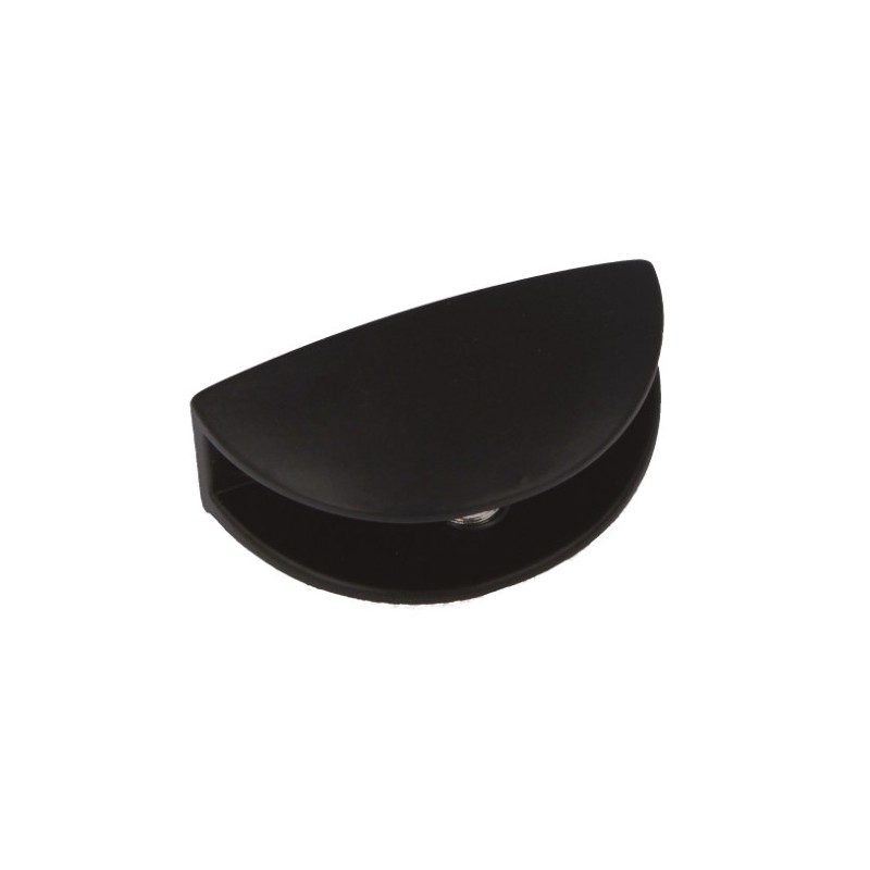 AMIG 2656  
 Soporte baldas 32  
 19 x 38 mm  
 Zamak  
 Negro