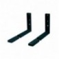AMIG 2660  
 Soporte microondas 500  
 360-450 x 220 mm  
 Acero  
 Negro