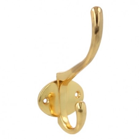 AMIG 2661  
 Colgador de pared doble 25  
 135 mm  
 Zamak  
 Oro