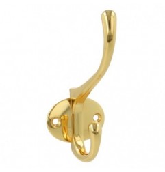 AMIG 2662  
 Colgador de pared doble 26  
 108 mm  
 Zamak  
 Oro