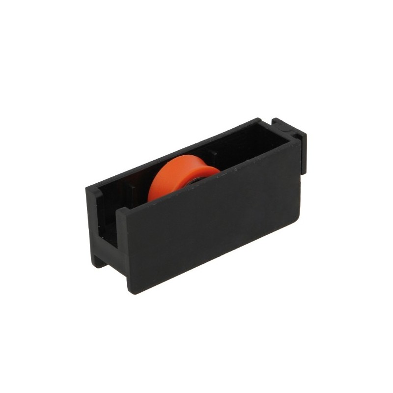 AMIG 27167  
 Rodamiento ventana COR07  
 64 x 25 mm  
 Nylon  
 Negro