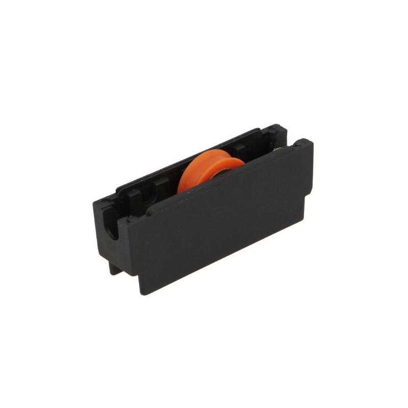AMIG 27168  
 Rodamiento ventana COR08  
 65 x 26 mm  
 Nylon  
 Negro