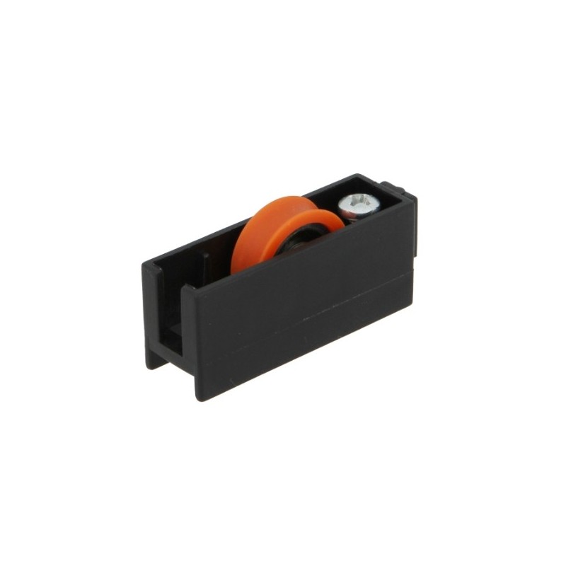 AMIG 27169  
 Rodamiento ventana COR09  
 51 x 20 mm  
 Nylon  
 Negro