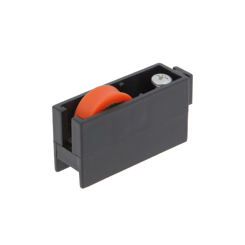 AMIG 27170  
 Rodamiento ventana COR10  
 48 x 26 mm  
 Nylon  
 Negro