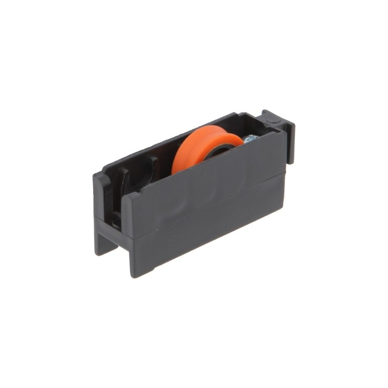 AMIG 27171  
 Rodamiento ventana COR11  
 56 x 23 mm  
 Nylon  
 Negro