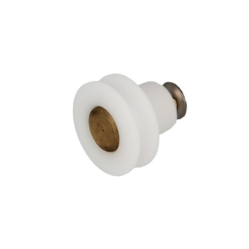 AMIG 27200  
 Rodamiento mampara MMP06  
 Ø22 x 19 mm  
 Nylon  
 Blanco