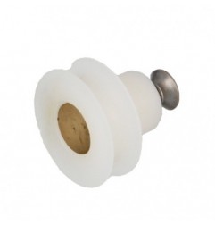 AMIG 27202  
 Rodamiento mampara MMP08  
 Ø25 x 16 mm  
 Nylon  
 Blanco