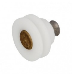 AMIG 27203  
 Rodamiento mampara MMP09  
 Ø24 x 16 mm  
 Nylon  
 Blanco