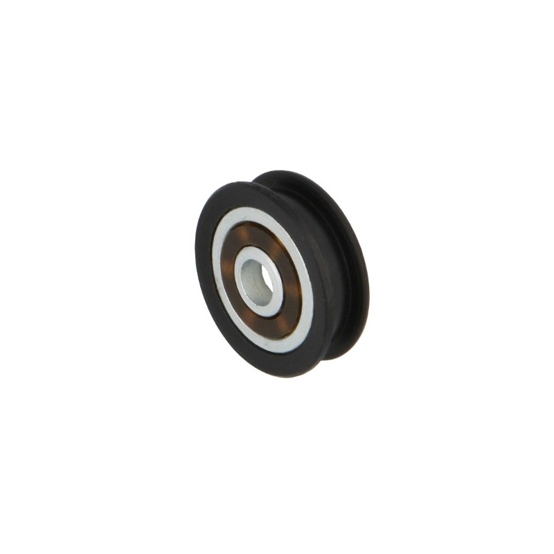 AMIG 27210  
 Rodamiento mosquitera MSQ01  
 Ø21 mm  
 Poliamida  
 Negro