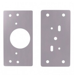AMIG 27215  
 Placa de reparación BC02  
 90 x 45 mm  
 Acero inoxidable  
 Mate