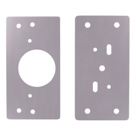 AMIG 27215  
 Placa de reparación BC02  
 90 x 45 mm  
 Acero inoxidable  
 Mate