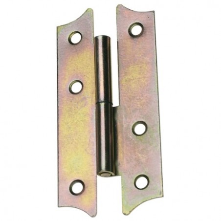 AMIG 274  
 Pernio 395  
 94 x 44 mm  
 Acero  
 Bicromatado - Izquierda