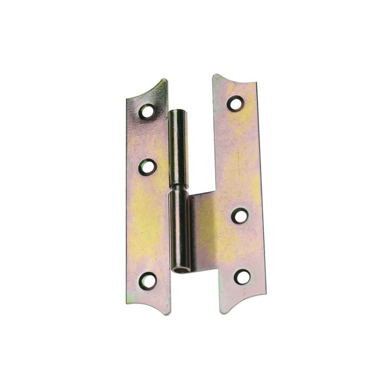 AMIG 284  
 Pernio 396  
 110 x 61 mm  
 Acero  
 Bicromatado - Izquierda