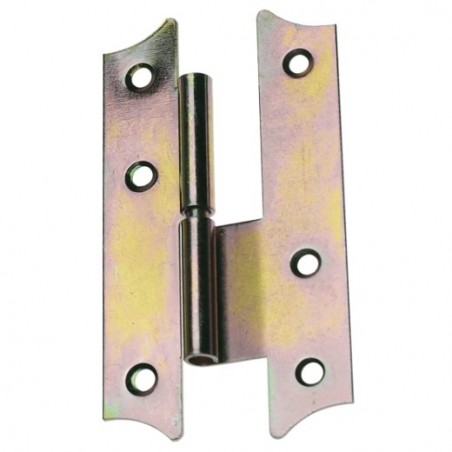 AMIG 284  
 Pernio 396  
 110 x 61 mm  
 Acero  
 Bicromatado - Izquierda